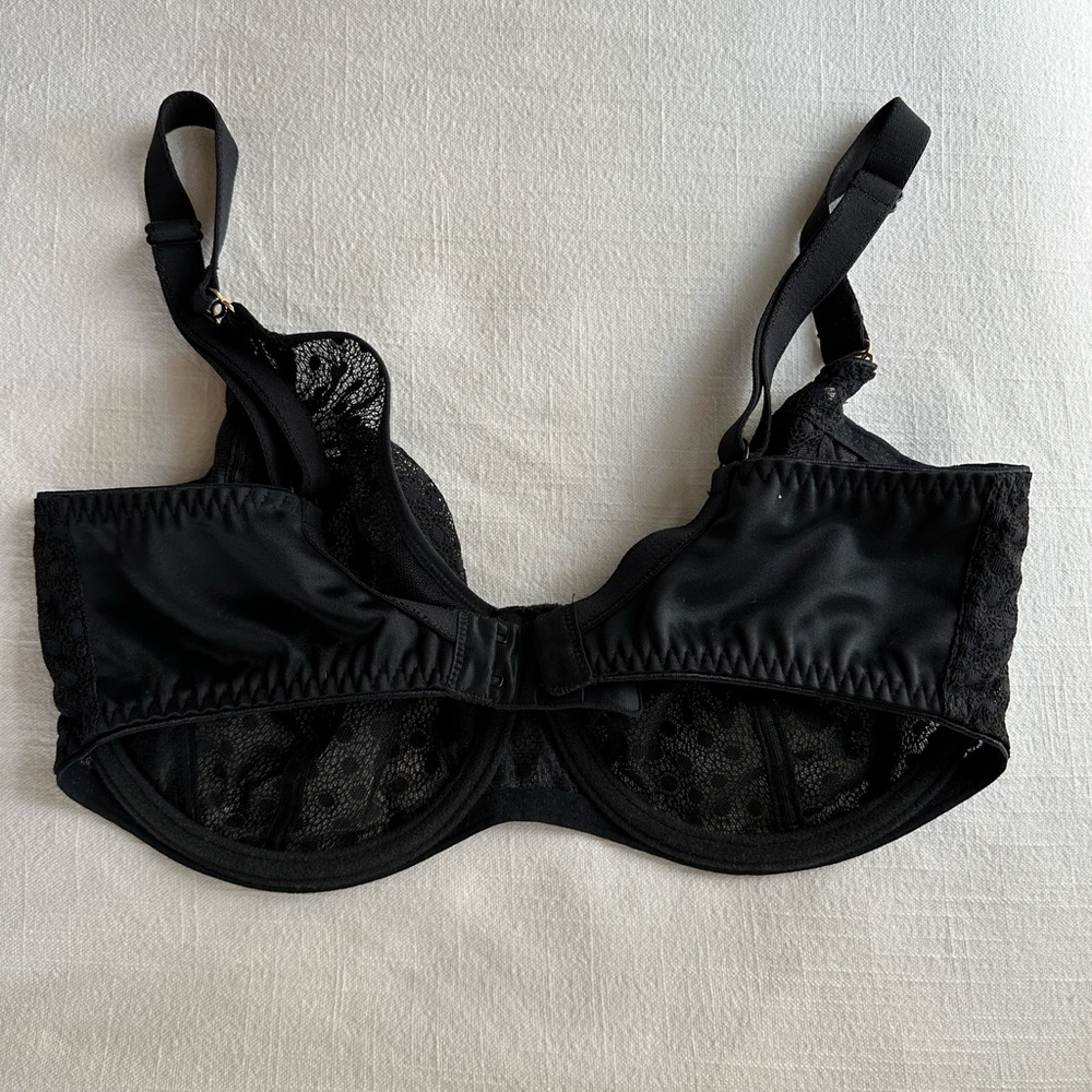 Freya Starlight Side Support 55201 Black Lace Bra - Picture 2 of 4